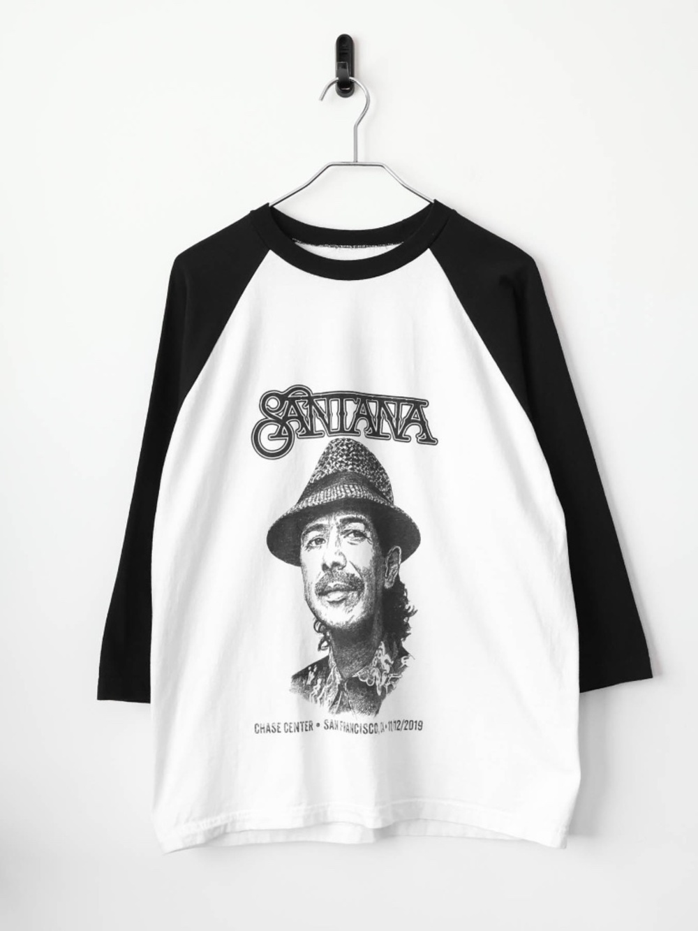 Rare Santana 2019 Raglan San Francisco Concert Shirt